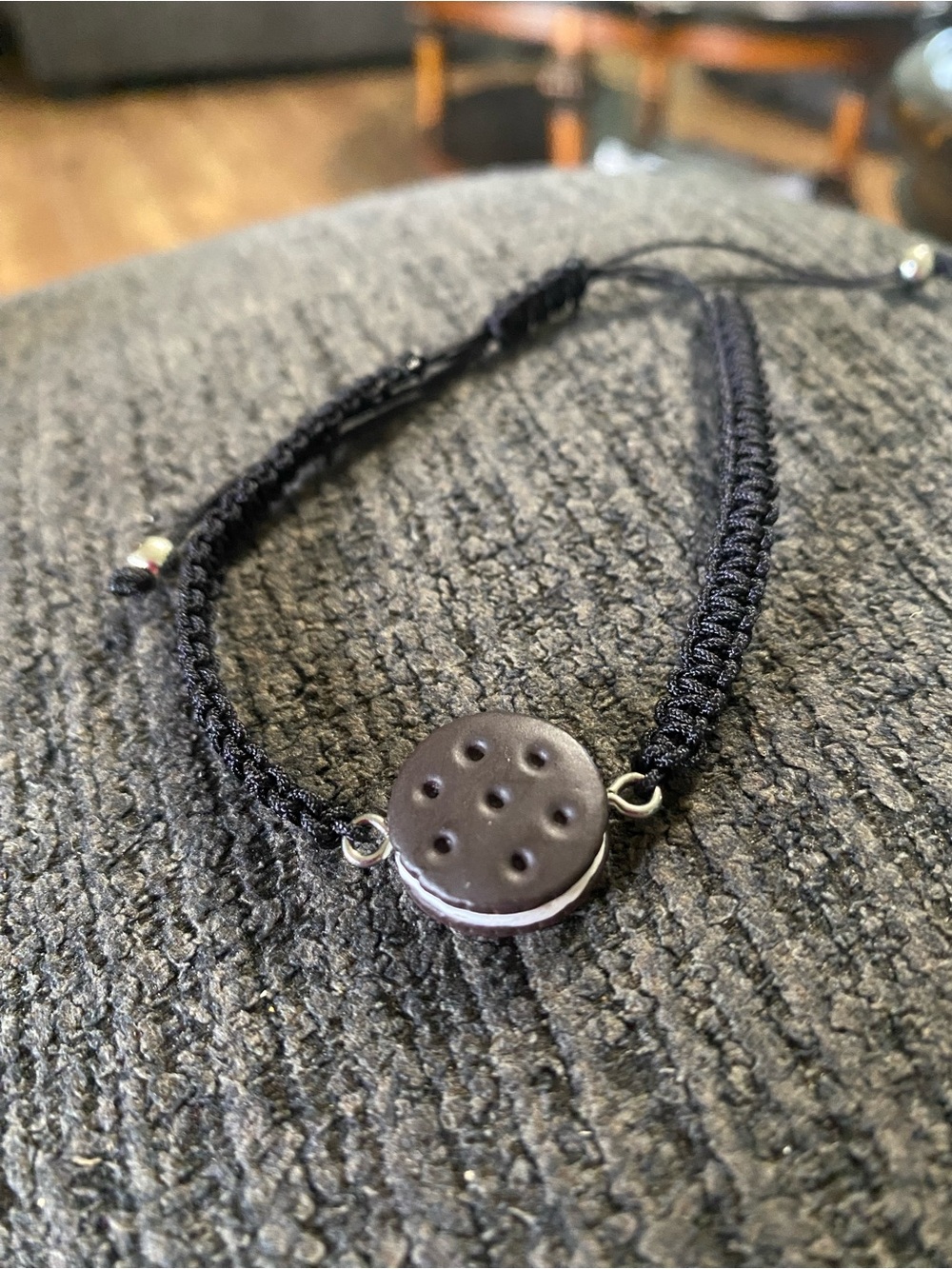 Adjustable Oreo Cookie Bracelet